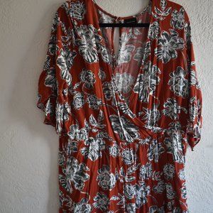 Who What Wear Floral Romper